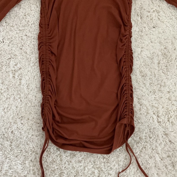 Copper, draw string SHEIN dress - Picture 2 of 3